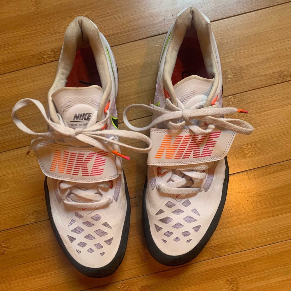 Nike Zoom rotational /  White Shot Put throwing shoes Size Men 9